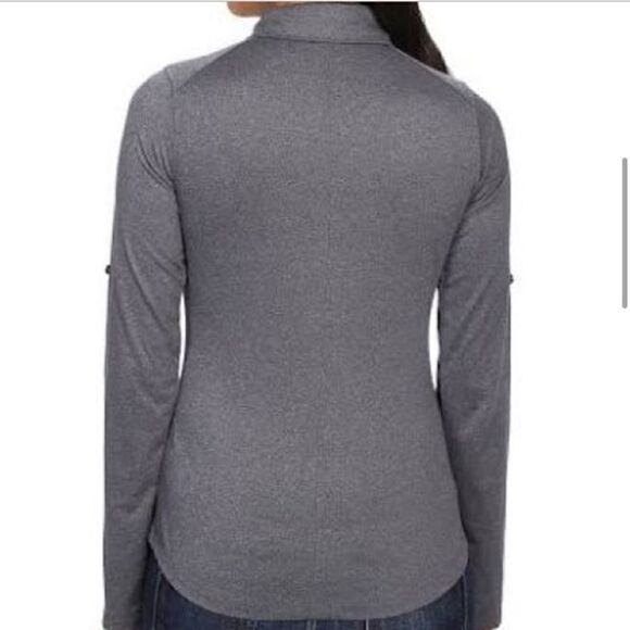 Marmot Allie Long Sleeve Shirt Roll Tab Sleeve Green NEW - Picture 11 of 11